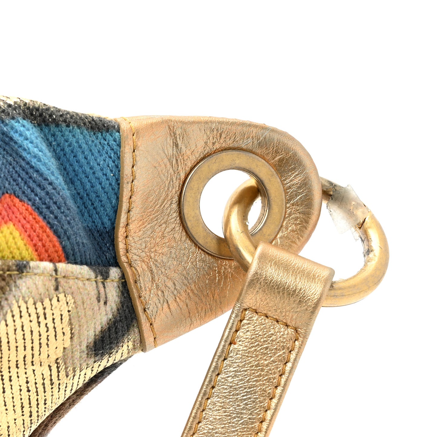 Graffiti Printed Canvas Street Spirit Waist Belt Bag Multicolor