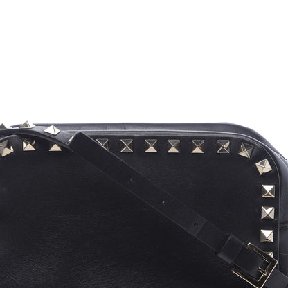 Valentino Garavani Calfskin Rockstud Camera Crossbody Bag Black 7 of 9