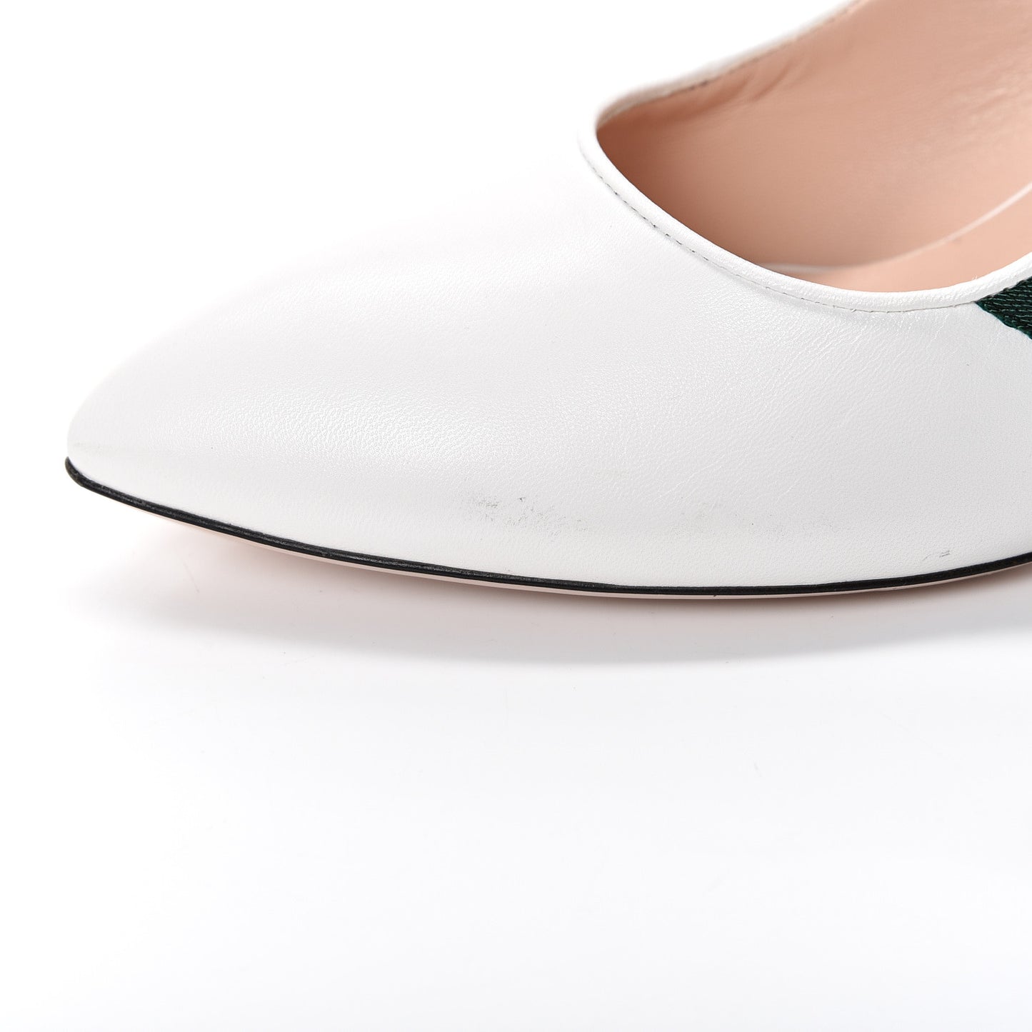 Malaga Kid Web Sylvie Mid Heel Slingback Pumps 39 White
