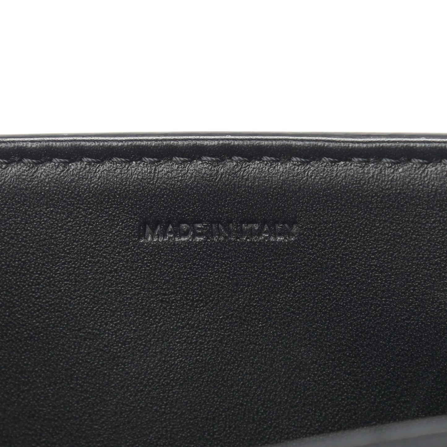 Shiny Calfskin Medium Triomphe Black