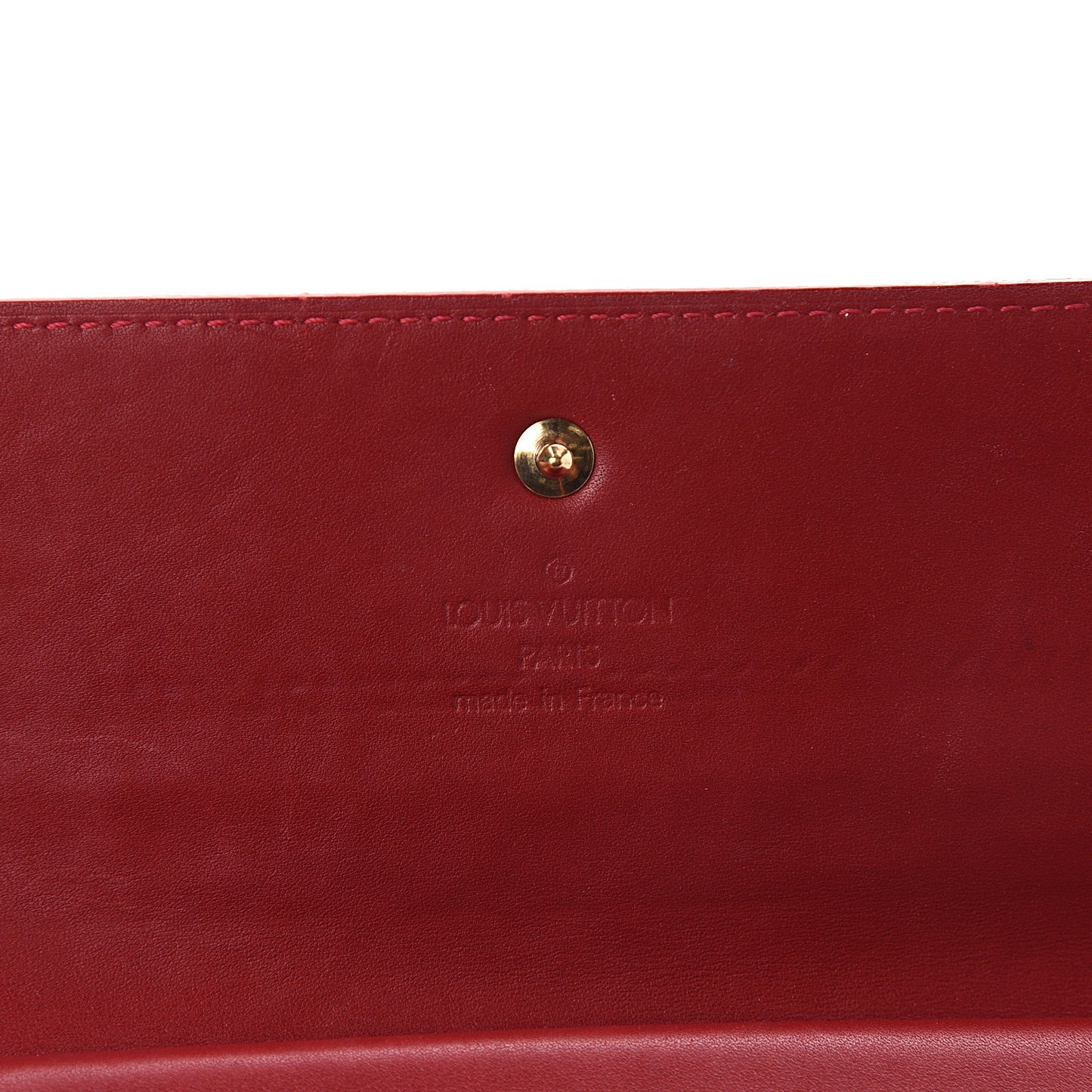 Vernis Porte Tresor International Wallet Pomme D'Amour