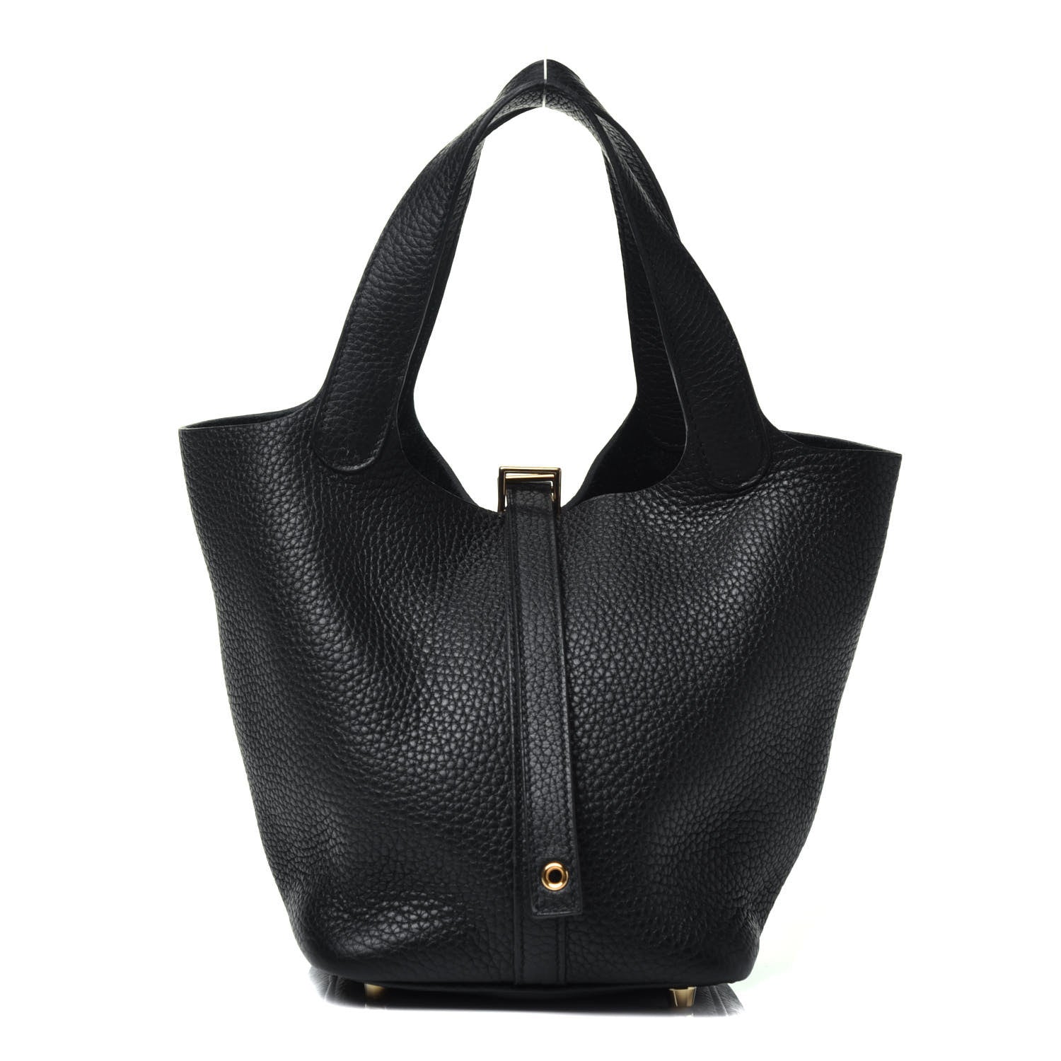 Hermes Taurillon Clemence Picotin Lock 18 PM Black 1 of 8