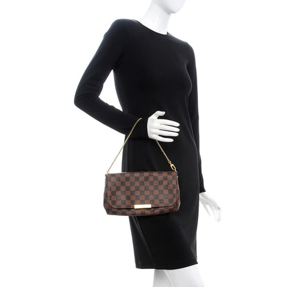 Louis Vuitton Damier Ebene Favorite MM 2 of 9
