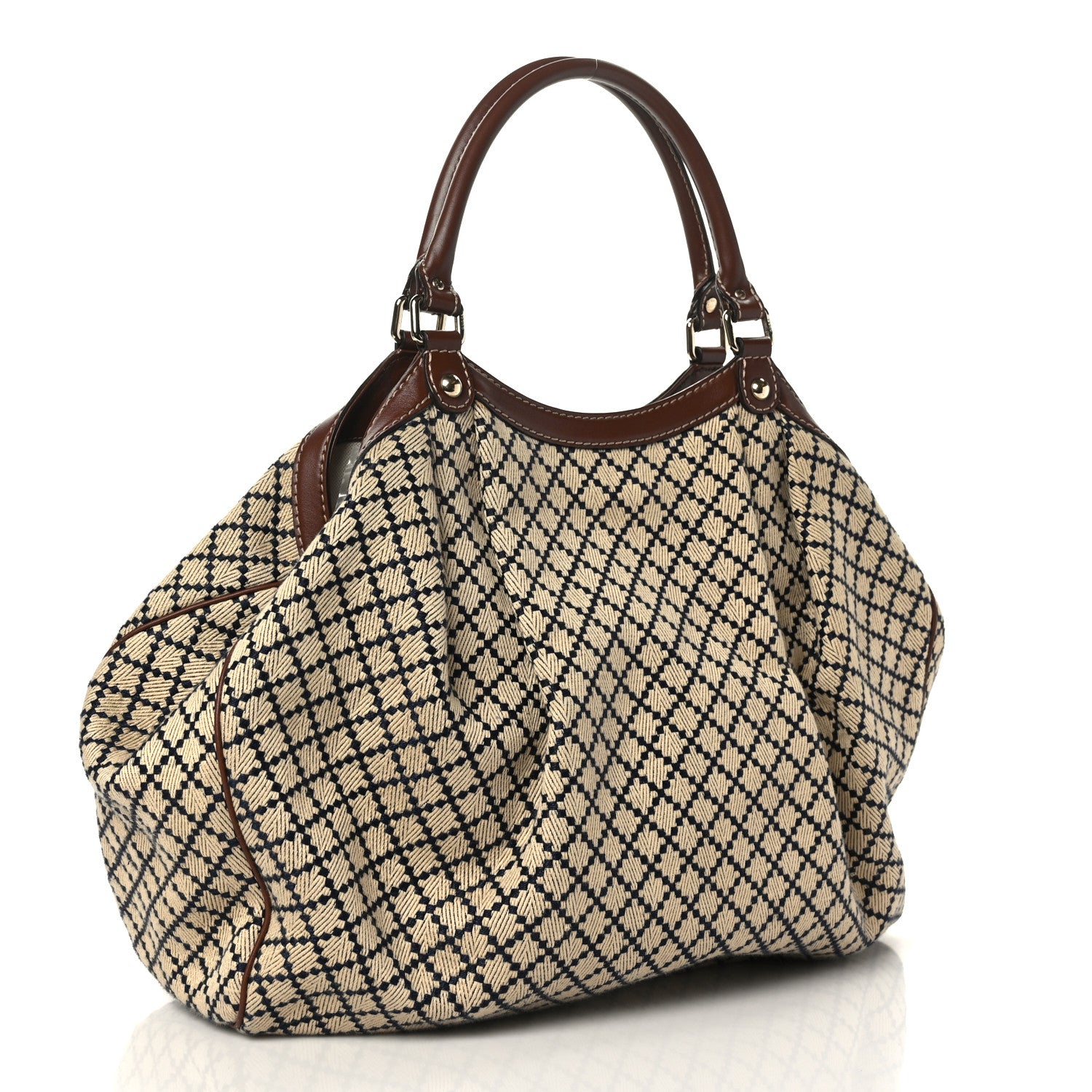 Gucci Diamante Large Sukey Tote Brown 2 of 8