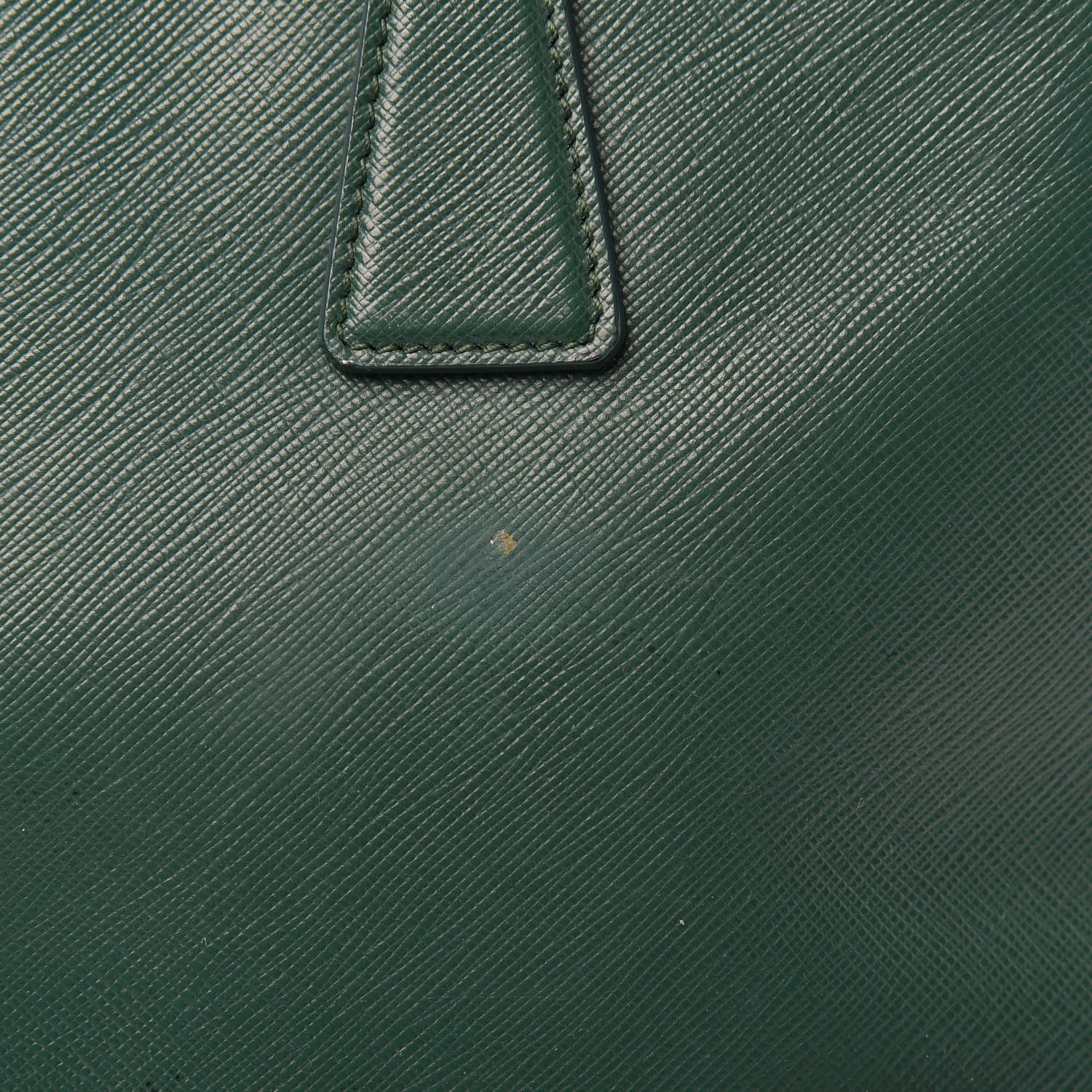 Prada Saffiano Small Galleria Double Zip Tote Biliardo 16 of 17