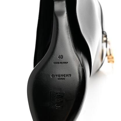 Givenchy Calfskin Shark Lock Ankle Boots 40 Black 9 of 10