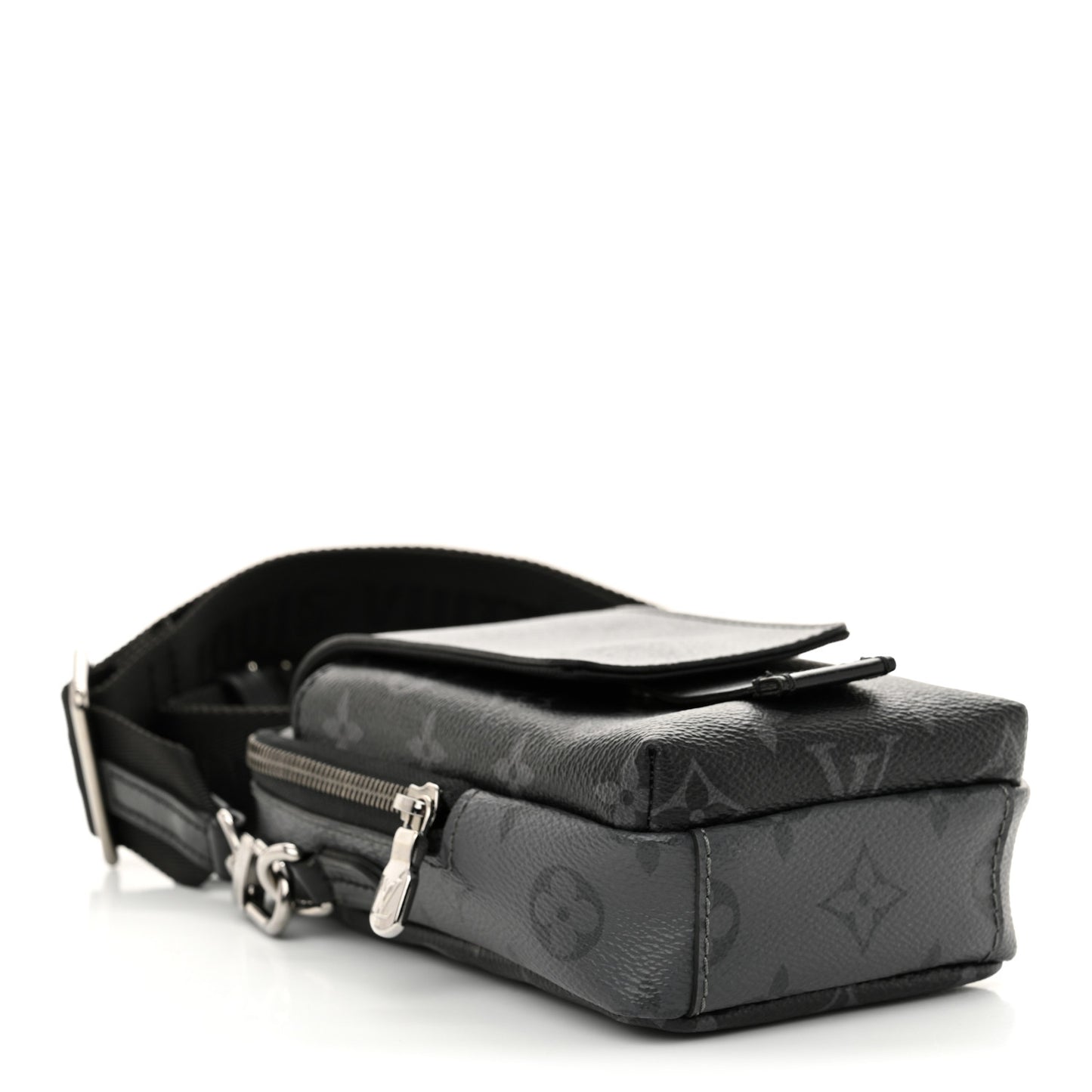Monogram Eclipse Reverse Double Phone Pouch NM
