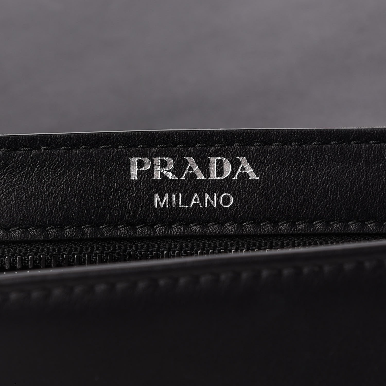 Prada Vitello Studded Crossbody White Black 8 of 10