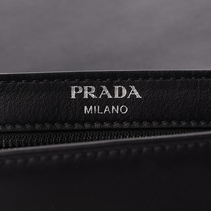 Prada Vitello Studded Crossbody White Black 8 of 10