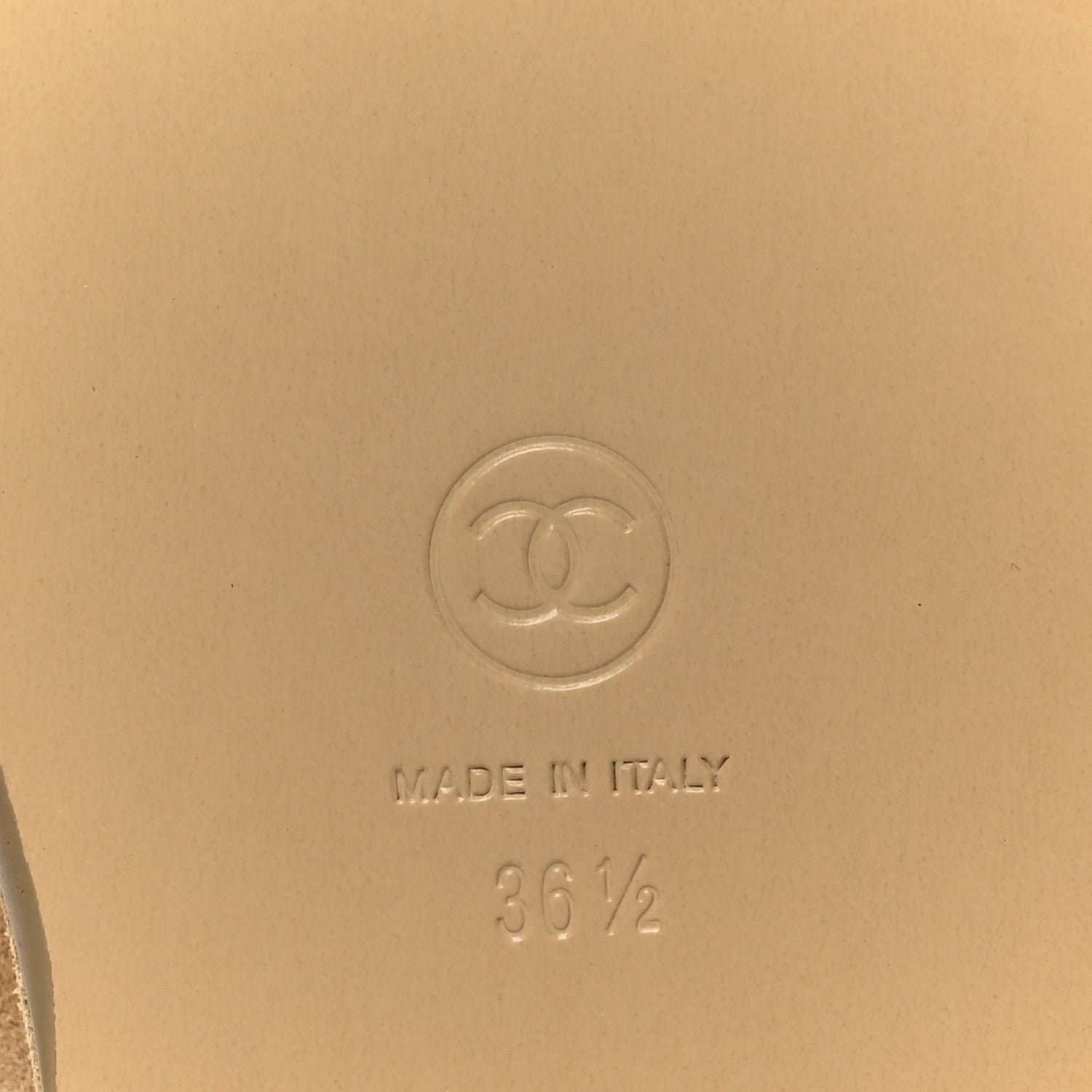 Chanel Suede Cap Toe CC Mary Jane Flats 36.5 Beige 9 of 11