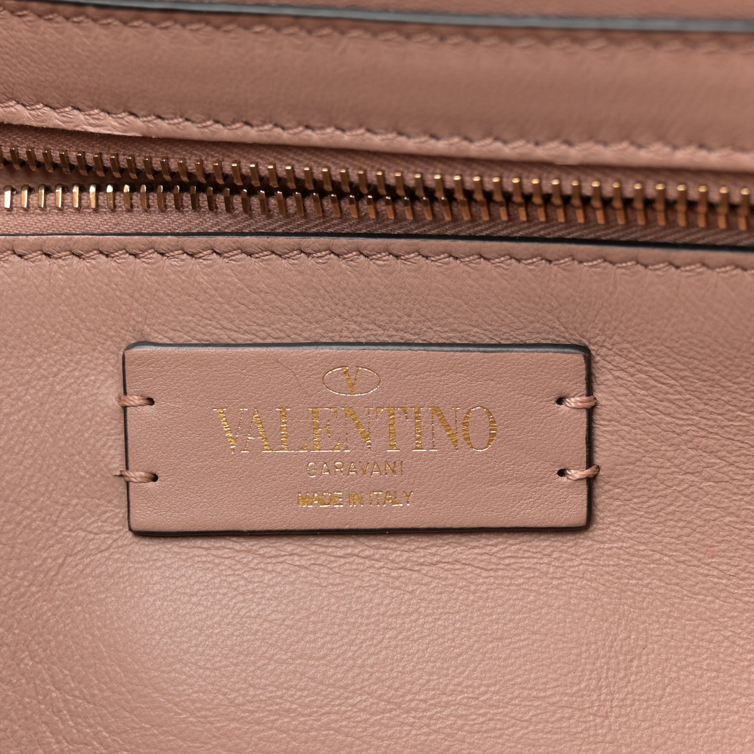 Valentino Garavani Nappa Large Roman Stud Shoulder Bag Rose Cannelle 6 of 9