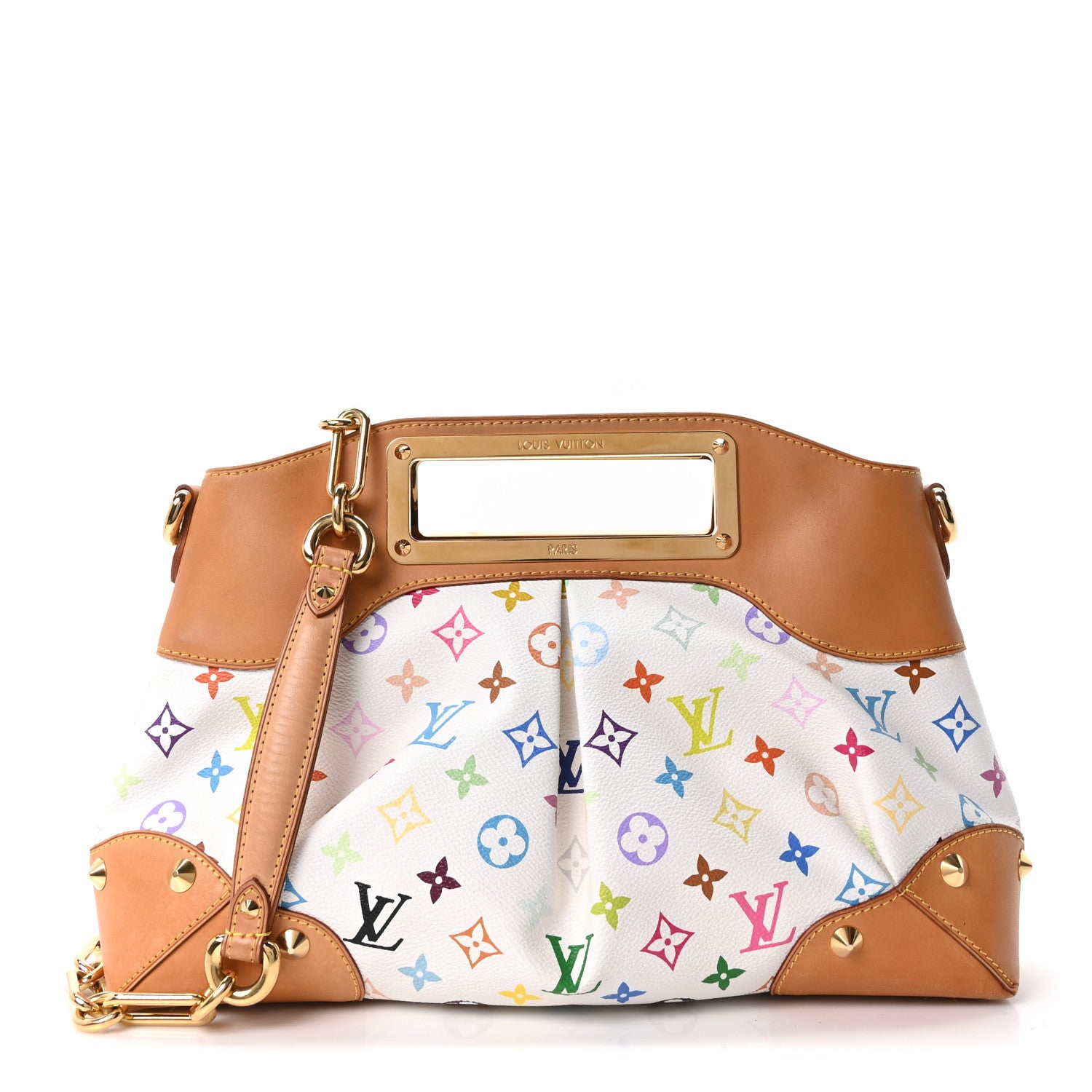 Louis Vuitton Monogram Multicolor Judy MM White 1 of 9