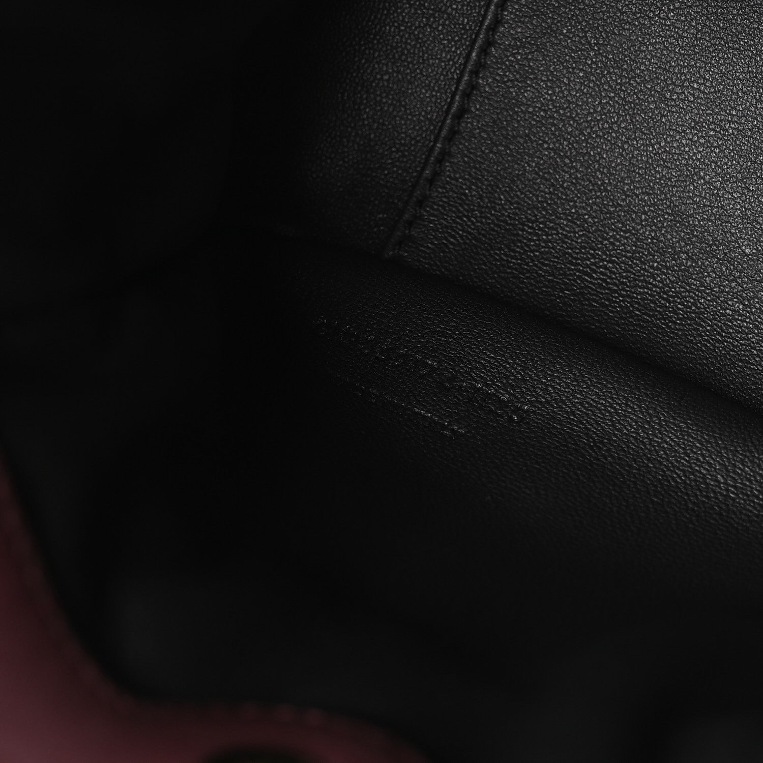 Saint Laurent Lambskin Matelasse Monogram Mini Jamie Shoulder Pouch Bag Rouge Cabernet 7 of 10