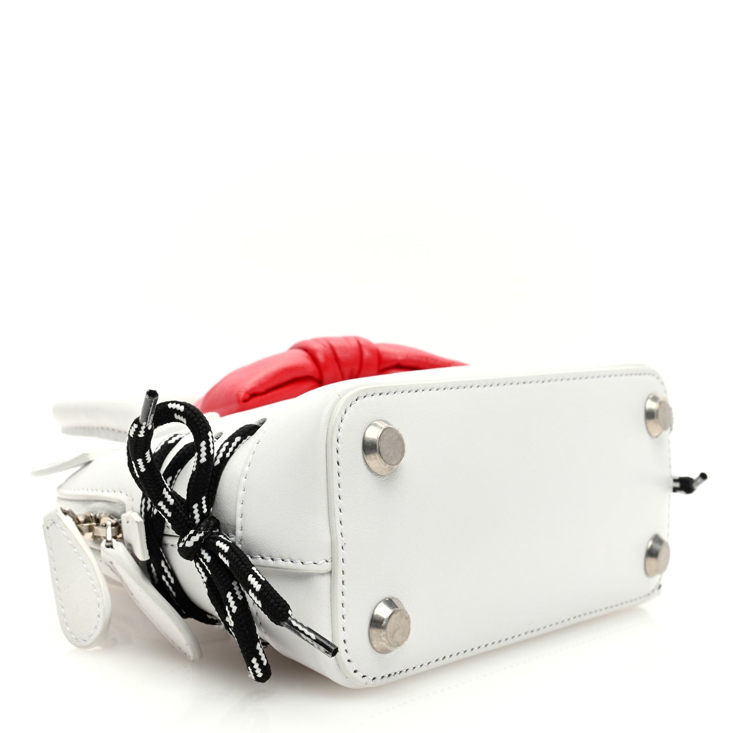Calfskin Hello Kitty XXS Ville Top Handle Bag White