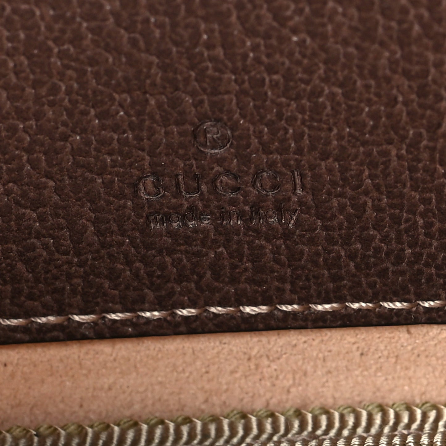 GG Supreme Monogram Ophidia Belted iPhone Case 75 30 Dark Brown