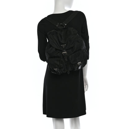 Prada Nylon Vela Medium Backpack Black 3 of 9
