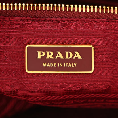 Prada Saffiano Large Galleria Double Zip Tote Fuoco 8 of 13