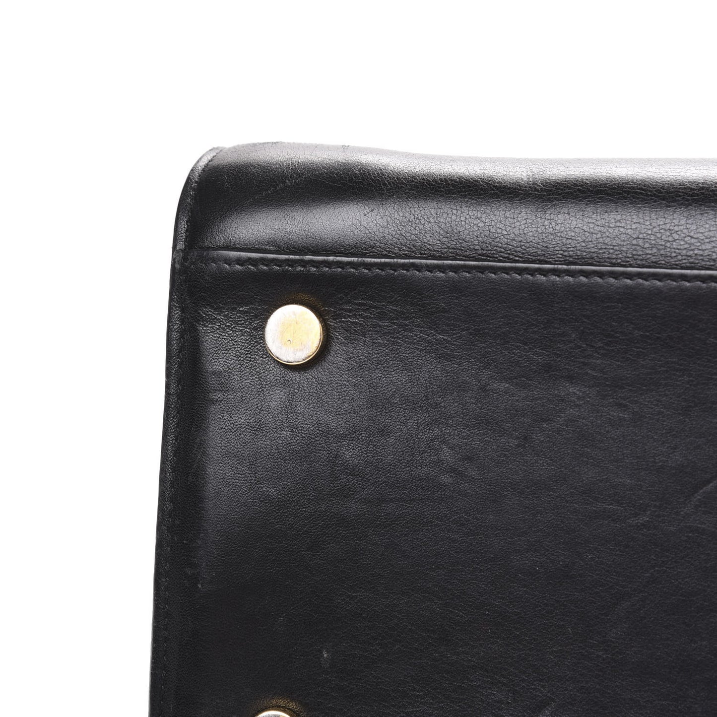 Smooth Calfskin Small Sac De Jour Black