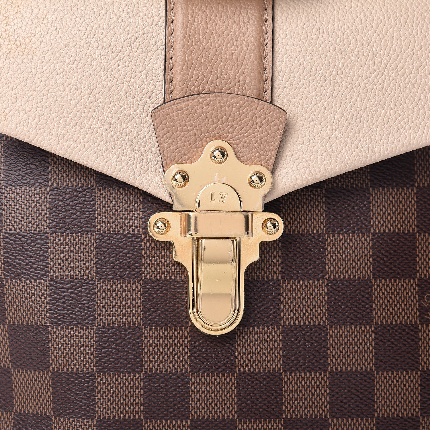 Louis Vuitton Damier Ebene Clapton Backpack Creme 12 of 13