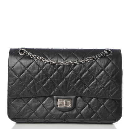 Chanel Aged Calfskin Quilted 2.55 Reissue 226 Flap Black 1 of 8