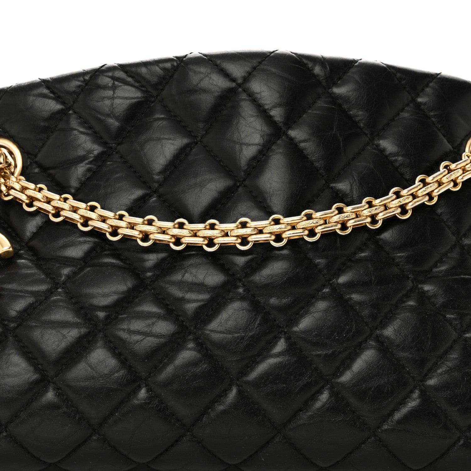 Chanel Aged Calfskin Medium Just Mademoiselle Black 8 of 10