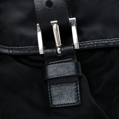 Prada Nylon Vela Messenger Bag Black 9 of 9