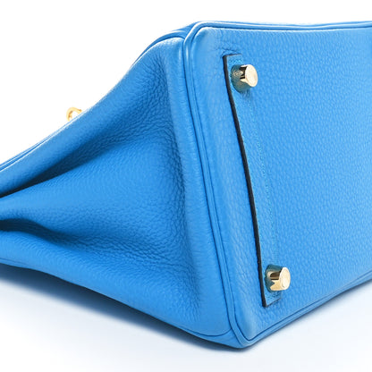 Hermes Togo Birkin 25 Bleu Zanzibar 9 of 10