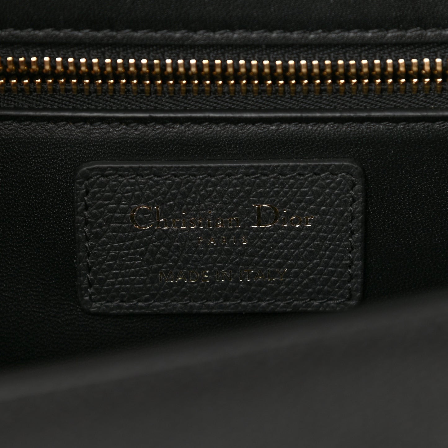 Grained Calfskin Embossed 30 Montaigne Chain Flap Bag Black