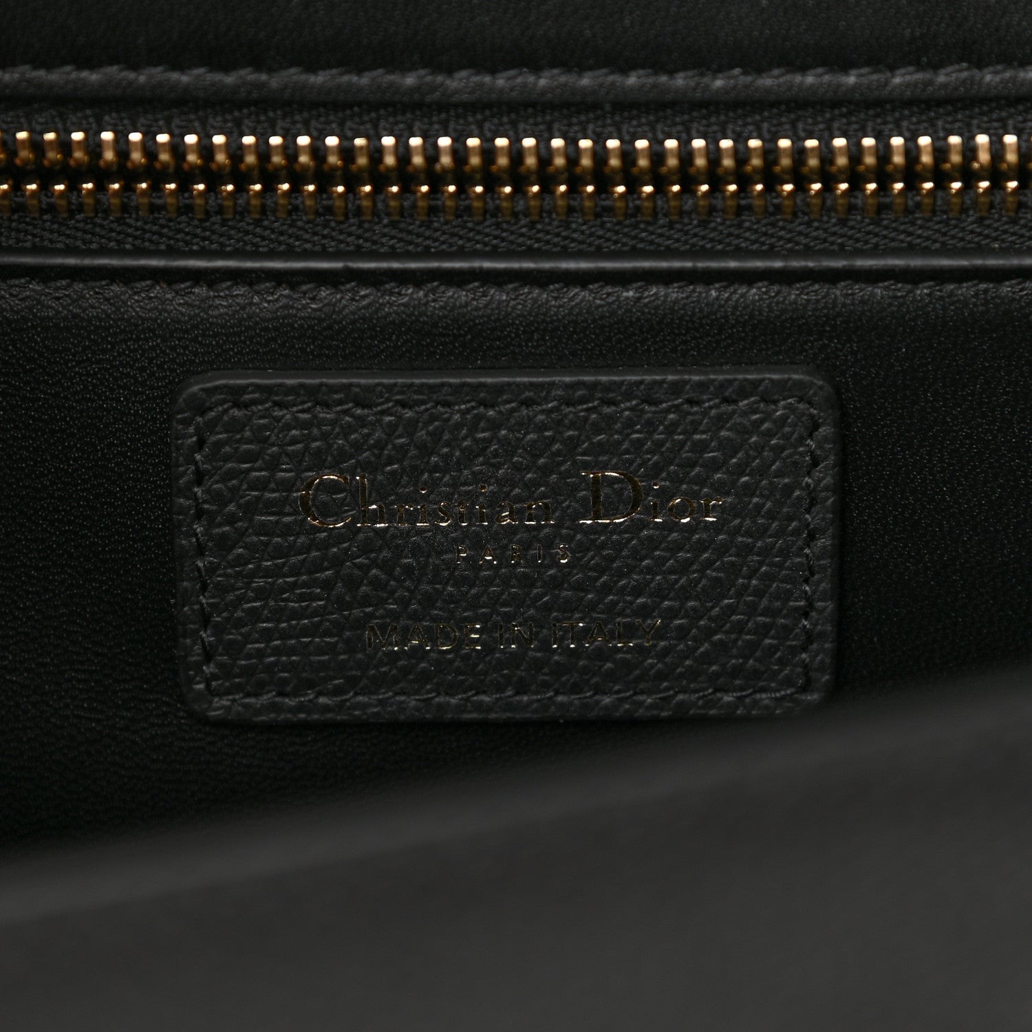 Christian Dior Grained Calfskin Embossed 30 Montaigne Chain Flap Bag Black 8 of 9