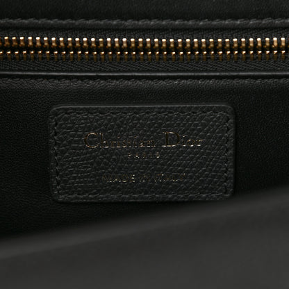 Christian Dior Grained Calfskin Embossed 30 Montaigne Chain Flap Bag Black 8 of 9