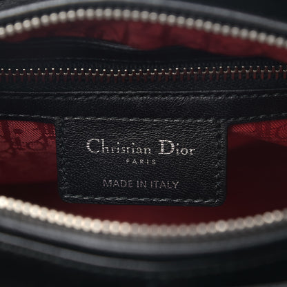 Christian Dior Lambskin Cannage Medium Lady Dior Black 12 of 14
