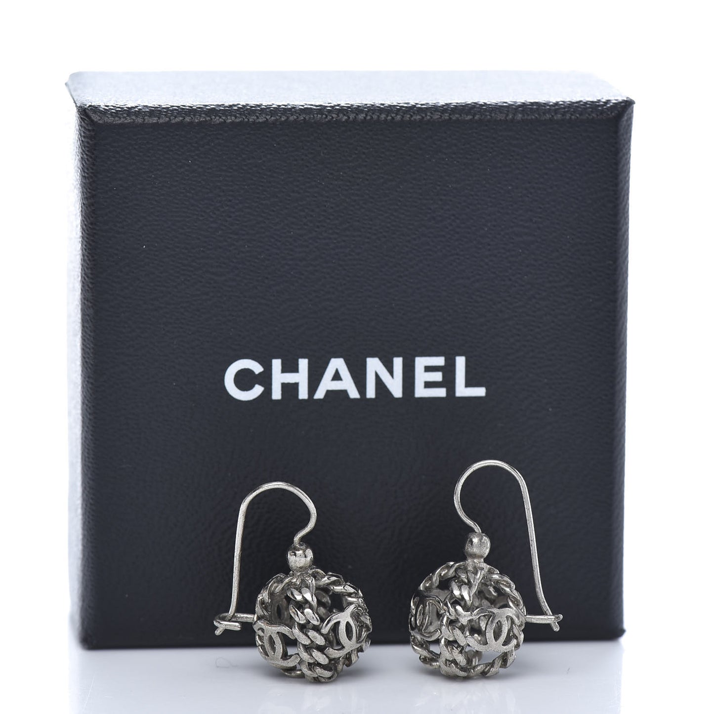 CC Round Earrings Silver