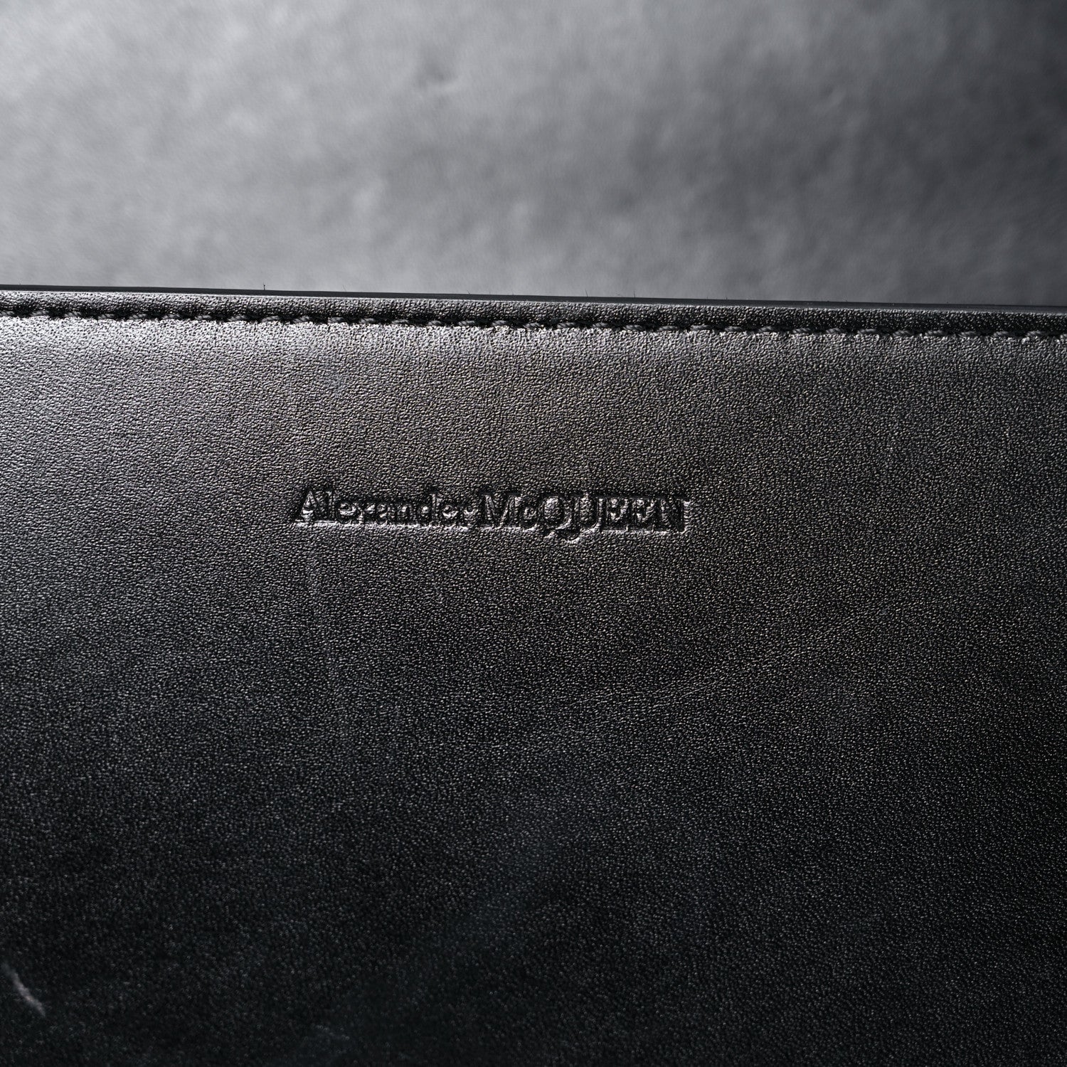 Alexander McQueen Calfskin Knuckle Shoulder Bag Black 7 of 22