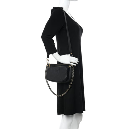 Louis Vuitton Empreinte Monogram Giant Multi Pochette Accessories Black 2 of 9