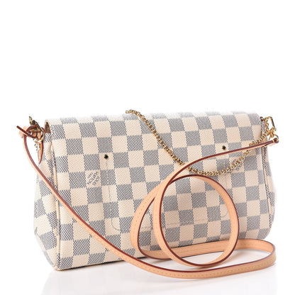 Louis Vuitton Damier Azur Favorite MM 3 of 10