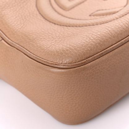 Gucci Pebbled Calfskin Small Soho Disco Bag Camelia 9 of 27