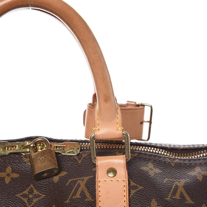 Louis Vuitton Monogram Keepall Bandouliere 50 10 of 21