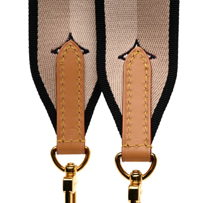 Louis Vuitton Jacquard Speedy Bandouliere 20 Shoulder Strap Black 5 of 6