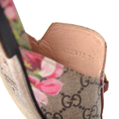 Gucci GG Supreme Monogram Blooms Womens Princetown Slippers 37 Beige Multicolor Dry Rose 9 of 9