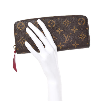 Louis Vuitton Monogram Clemence Wallet Fuchsia 2 of 8