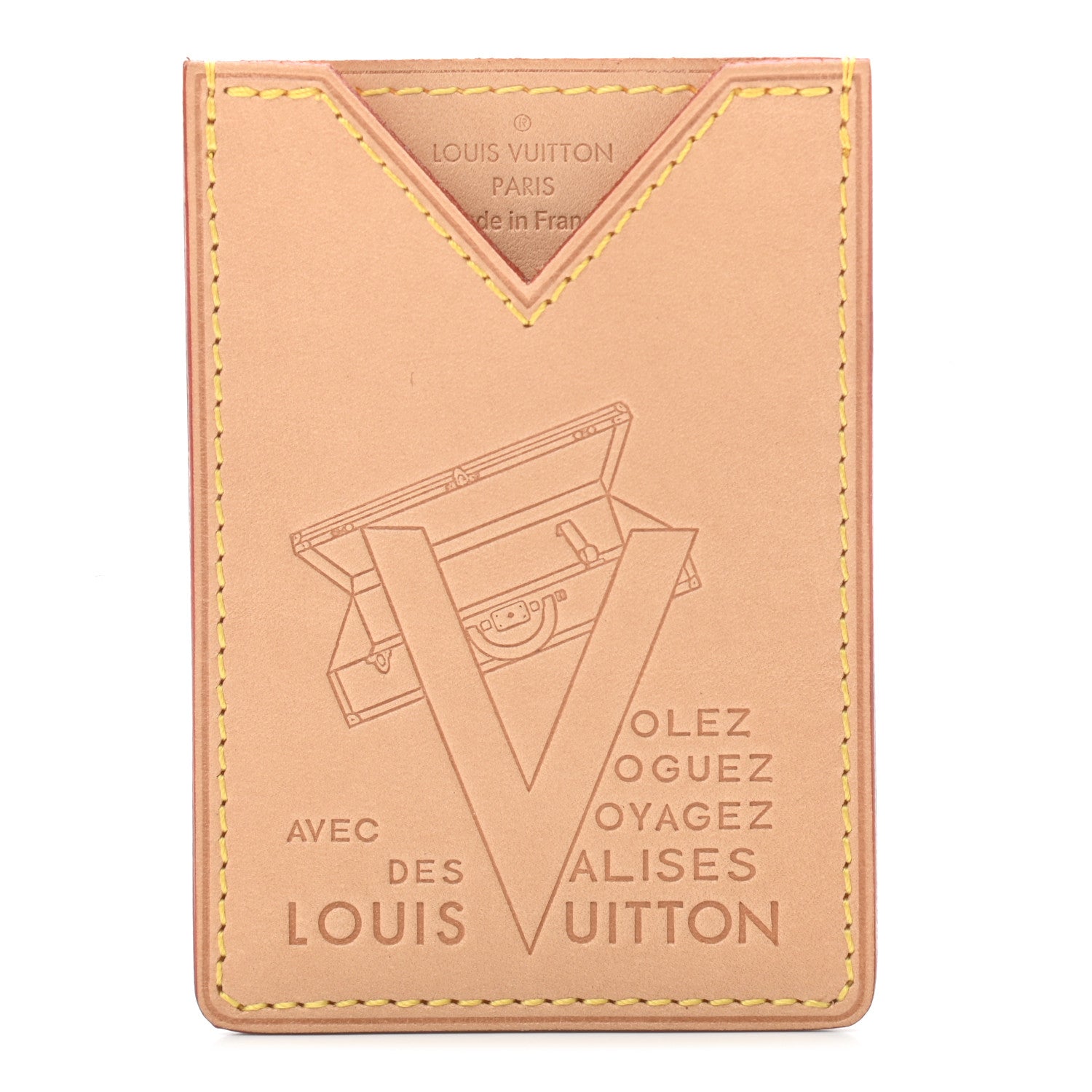 Louis Vuitton Vachetta Voyages Card Holder 1 of 6