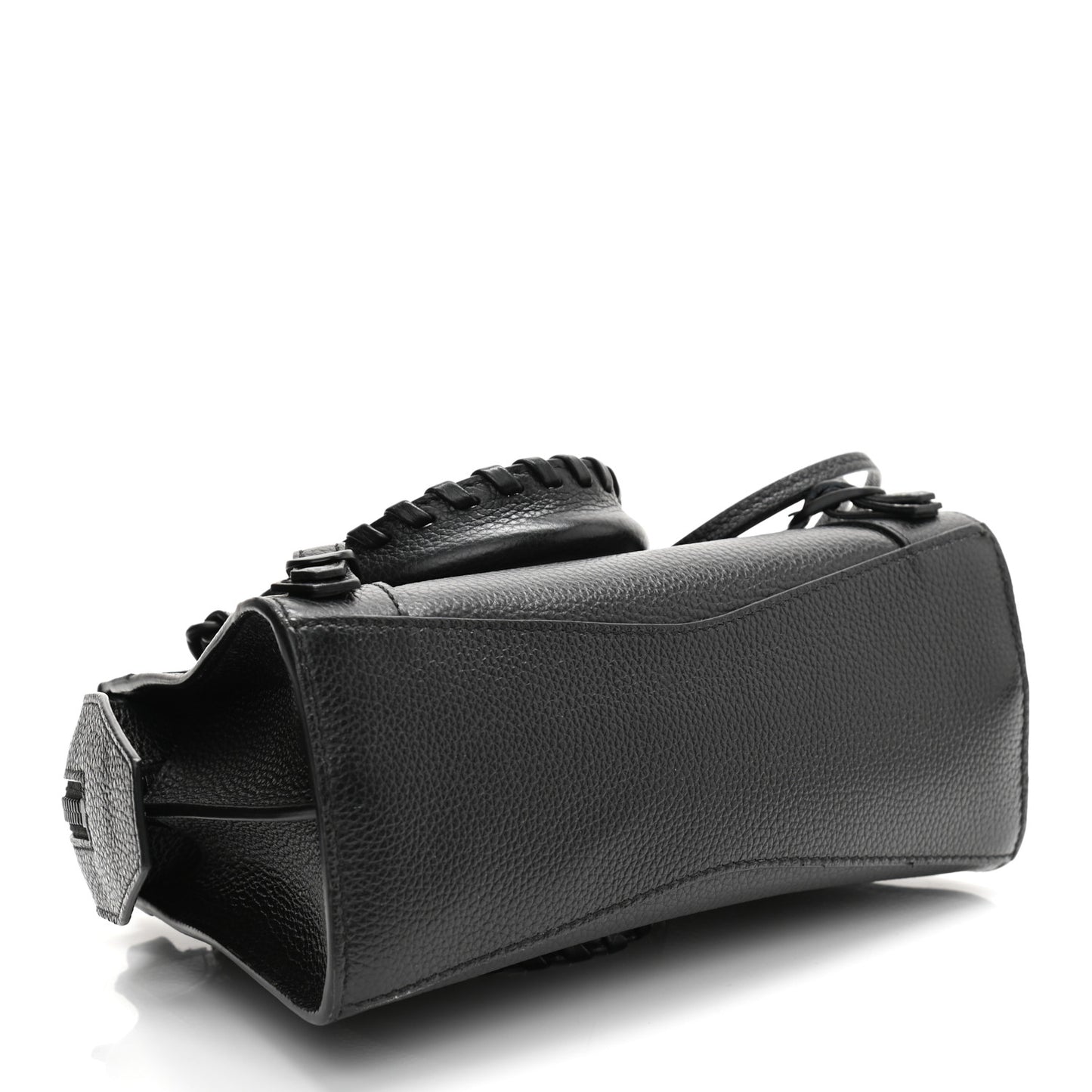 Grained Calfskin Neo Classic Black Hardware Mini City Black