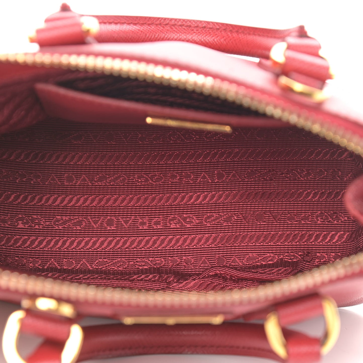 Saffiano Lux Mini Promenade Tote Fuoco