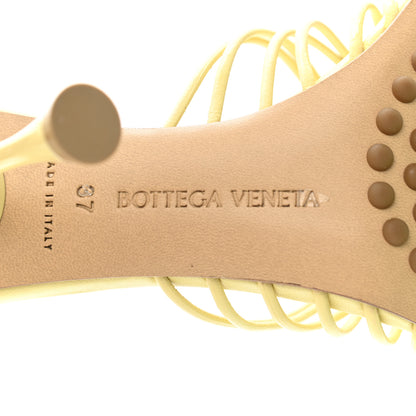 Bottega Veneta Nappa Dot Ankle Tie Sandals 37 Moon Beam 7 of 9