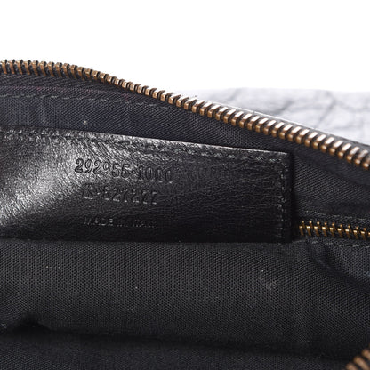Balenciaga Agneau Classic Hardware Flat Handle Clutch Black 7 of 7