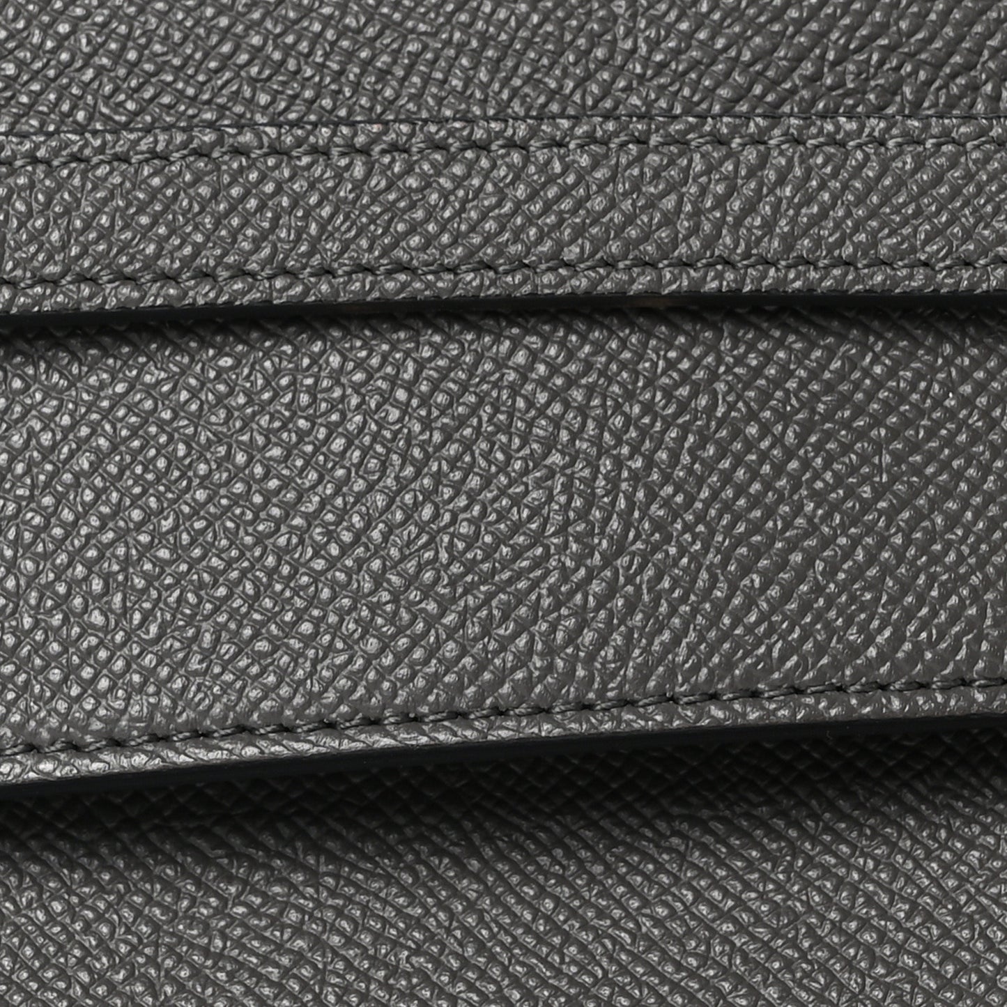 Grained Calfskin Mini Belt Bag Grey