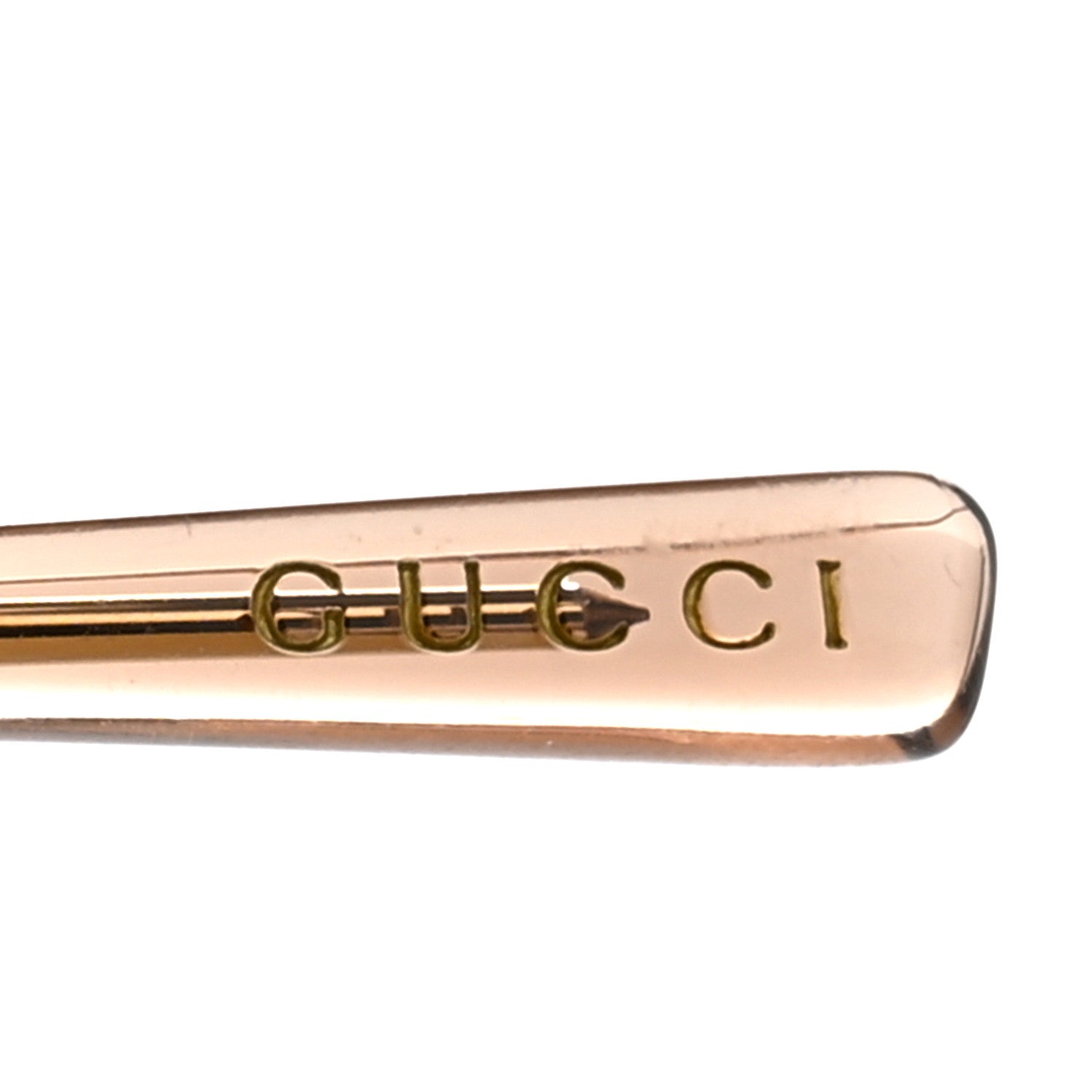Gucci Acetate Horsebit Frame Sunglasses GG2052S Beige Transparent 8 of 9