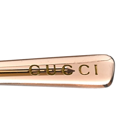 Gucci Acetate Horsebit Frame Sunglasses GG2052S Beige Transparent 8 of 9
