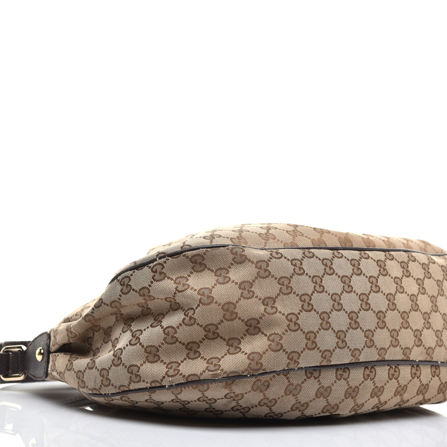 Gucci Monogram Medium Sukey Hobo Dark Brown 8 of 12