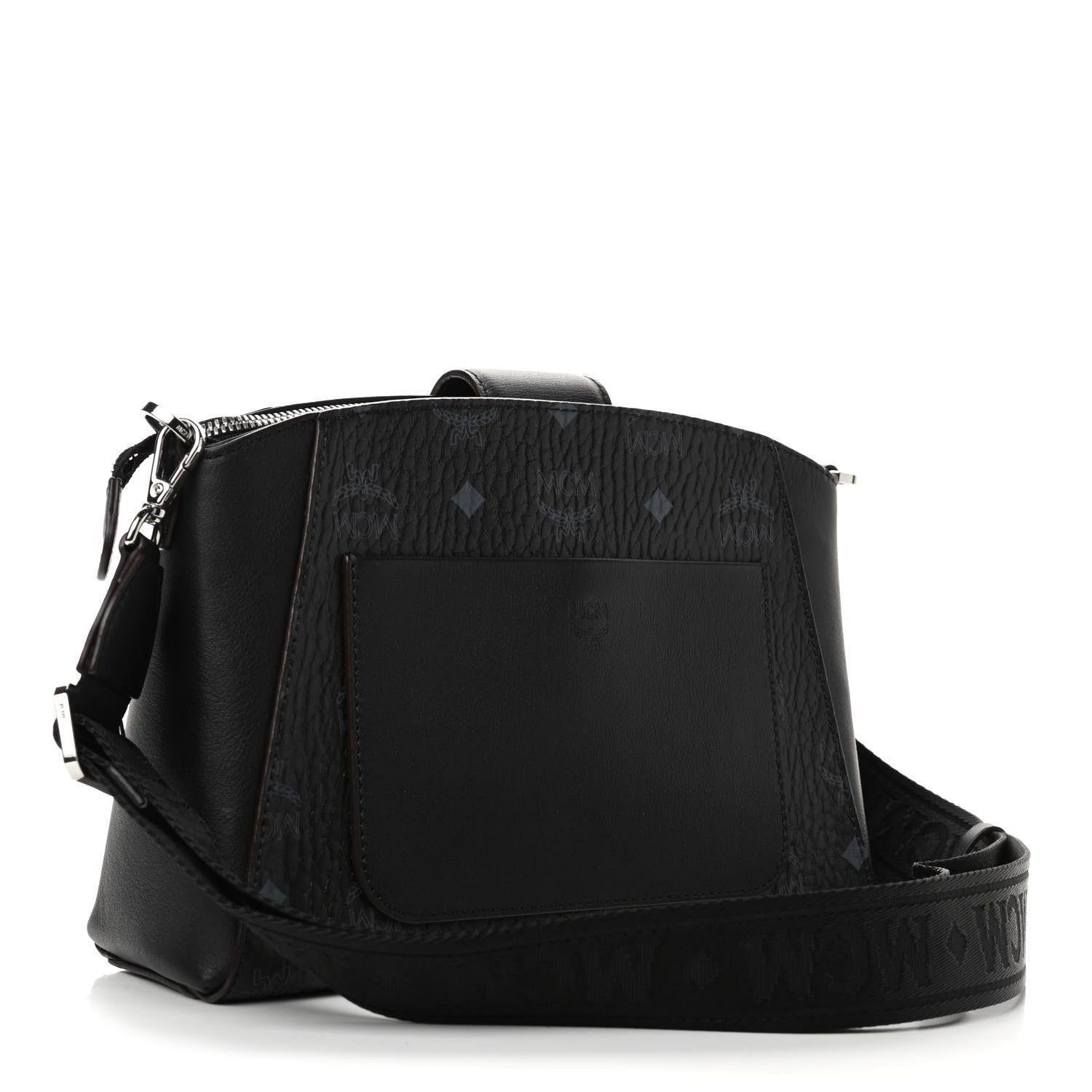 MCM Visetos Small Essential Crossbody Bag Black 2 of 4